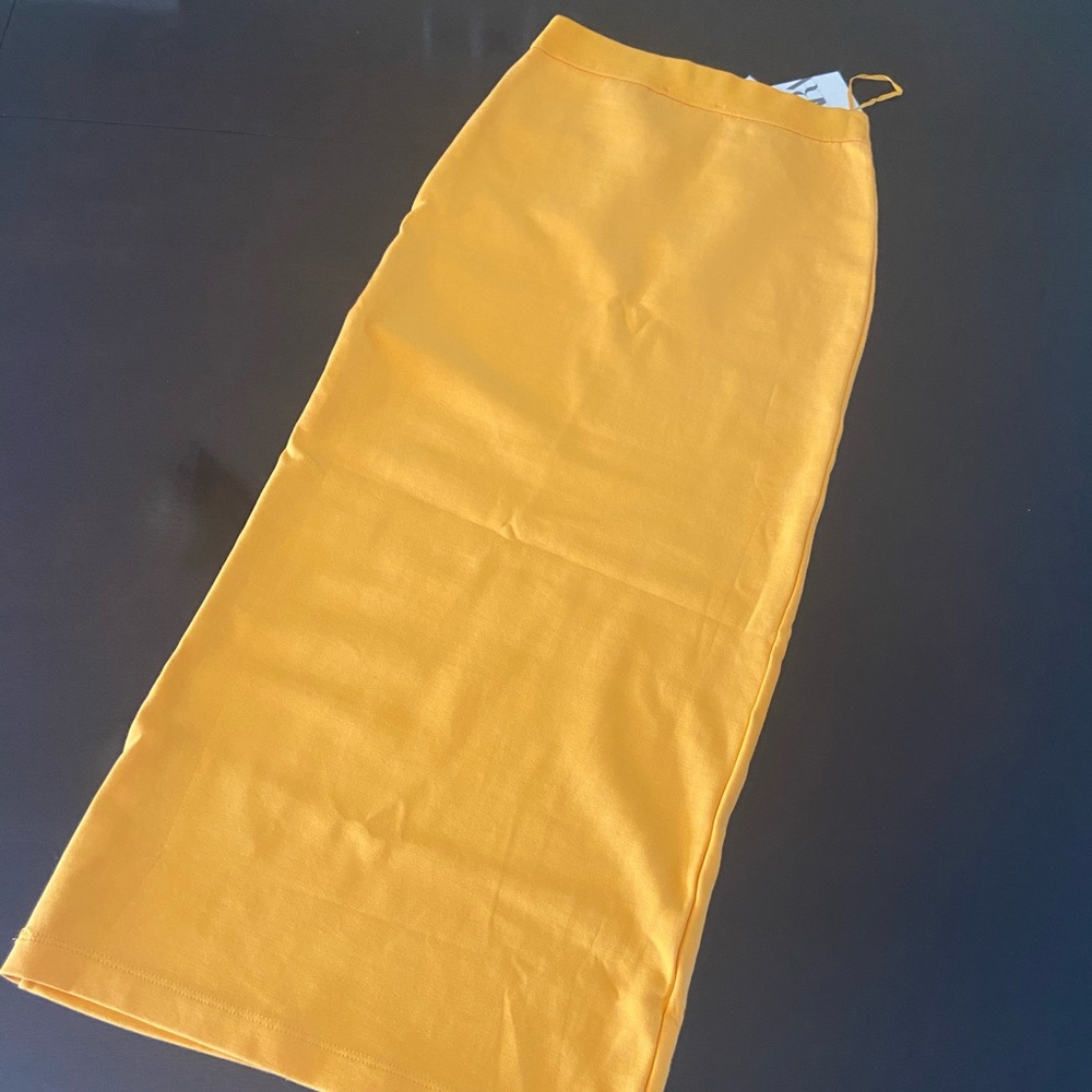 Zara knit bodycon midi skirt